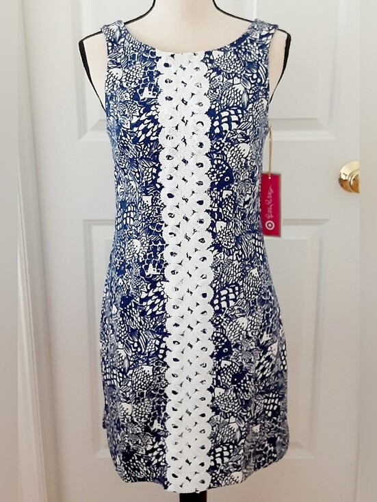 Lilly Pulitzer Dresses & Skirts - Lily Pulitzer x Target Sleeveless Cotton Textured Fish Print Dress Size 6